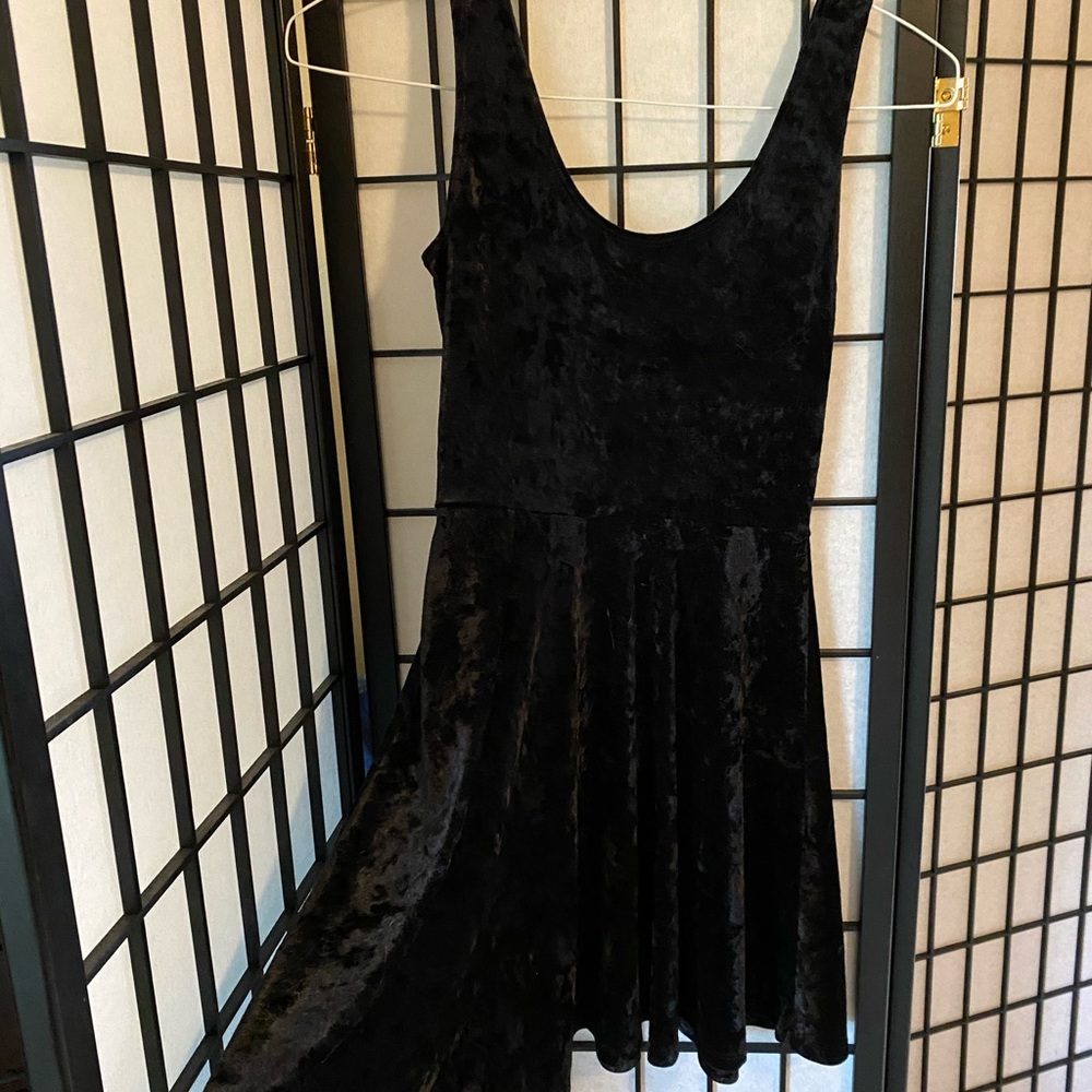 Little Black velvet Dress